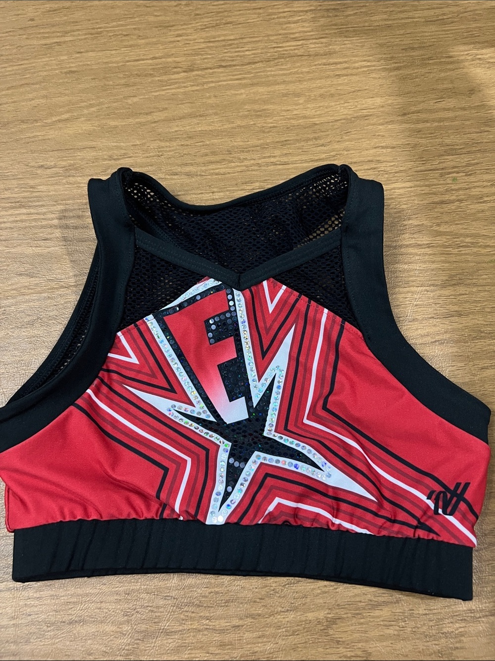 Varsity Spirit Excite Gym cheer top size YM